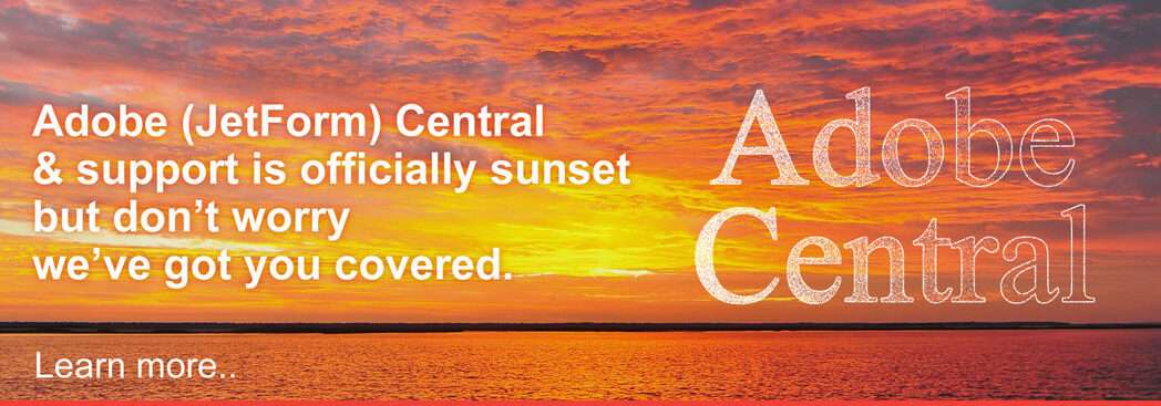 Adobe Central Sunset Web Banner